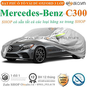 Bạt che phủ xe ô tô Mercedes C300 3 lớp cao cấp
