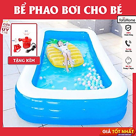 Mua Bể Bơi Trẻ Em Phao Bơi Cho Bé Hồ Bơi Cho Bé Loại 2-3 Tầng Dày Dặn Bền Đẹp Đáy 2 Lớp Chống Trơn Gấp Gọn Dễ Dàng Giao Mùa Ngẫu Nhiên