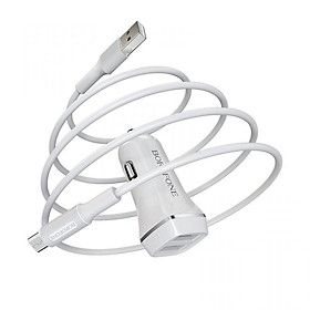 Mua BOROFONE -Bộ Cóc Cáp Sạc Xe Hơi BZ2 Cổng MIcro -2 Cỏng USB -Hàng Nhập Khẩu Chính Hãng