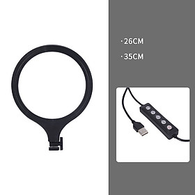 Mua Led Bảng Tròn Ánh Sáng Đều 26/35Cm LiveStream Có Tay Ngang Kẹp Điện Thoại Đèn Live Fill Light Chỉnh Màu