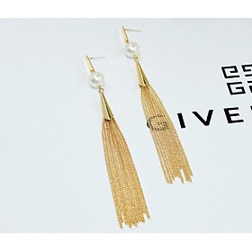 Bông tai tua rua xi vàng 18k - PK2502