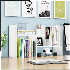 Mua Kệ Sách Gỗ Để Bàn Lắp Ghép Đa Năng
