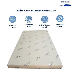 Đệm cao su non american nguyên tấm-êm ái thoáng khí