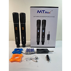 Mua Micro không dây đa năng MTMAX Q03 HÀNG CAO CẤP thiết kế lạ - Micro không dây giá tốt  sử dụng cho mọi loại thiết bị âm thanh - Micro dành cho loa kéo  loa bluetooth  amply - Màn hình Led hiển thị thông số - Âm thanh cực hay  giá cực rẻ hàng chính hãng