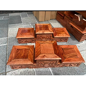 Mua Tam Sơn -Tam cấp Gỗ Hương mặt 20cm dài 63 cm