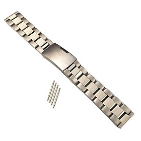 Solid Stainless Steel Replacement Bracelet Wristwatch Band Strap