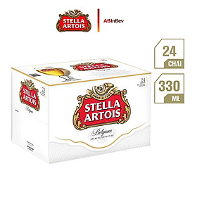 Thùng 24 Chai Bia Stella Artois (330ml / Chai)