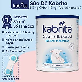 Sữa Dê Kabrita Chính Hãng cho bé Số 1, 2, 3 loại Lon 400g, 800g