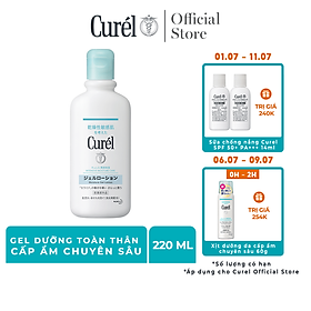 Sữa Dưỡng Toàn Thân Cấp Ẩm Chuyên Sâu Curel Intensive Moisture Care Moisture Milk (220ml)