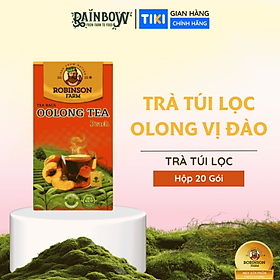 ROBINSON FARM - Trà Túi Lọc - Olong vị đào - Hộp 40g (20 gói x 2g)