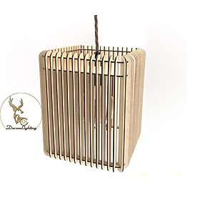 Mua Đèn gỗ trang trí thả trần  decor nội thất cafe  nhà hàng  bar  khách sạn chất liệu cao cấp LP081