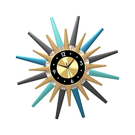 Modern Wall Clock Personality Large Decorative Silent for Kitchen Decorative