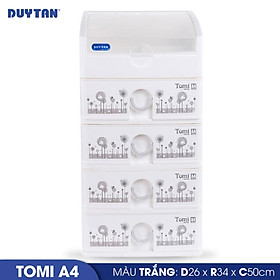 Mua Tủ nhựa Duy Tân Tomi A4 5 ngăn (26 x 34 x 50 cm) - 52206 - Giao màu ngẫu nhiên - Hàng chính hãng