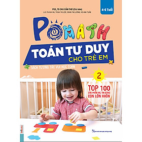 POMath - Toán Tư Duy Cho Trẻ Em - Tập 2 (Tải App MCBooks Application để trải nghiệm phương pháp học hoàn toàn mới ) tặng kèm bút tạo hình ngộ nghĩnh