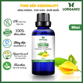 Tinh Dầu Xông Phòng Thư Giãn, Đuổi Muỗi 50ml LORGANIC Sả Chanh, Quế, Bạc Hà, Oải Hương Lavender, Tràm, Ngọc Lan Tây, Hương Thảo, Stress Relief, Sensual, Cam, Vỏ Bưởi, Bạch Đàn Chanh, Bưởi Chùm, Hoắc Hương, Long Não, Pơ Mu, Gỗ Thông