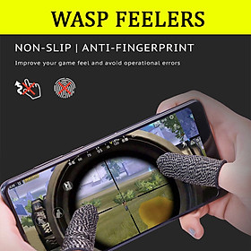 Bộ Găng Tay 4 Ngón Cảm Ứng CONVI CV04 Chơi Game Điện Thoại - Bộ Bao Tay 4 Ngón Chống Mồ Hôi, Chống Trượt Gear Chuyên Game Mobile - Hàng Chính Hãng