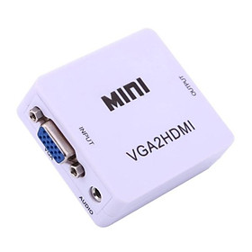 Hình ảnh Bộ chuyển đổi tín hiệu từ VGA sang HDMI VGA to HDMI converter mini