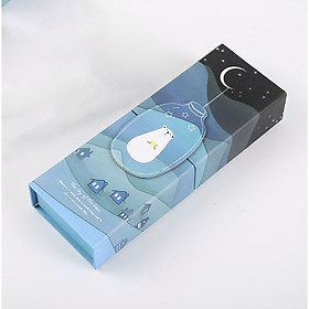Hộp bút gấp đa năng kèm gương HQ 21x7,5x3,6cm