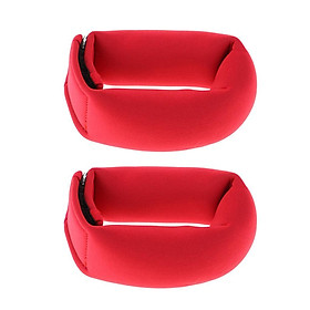 2x Adjustable 0.5lbs Wrist Weights Sandbag Strap Cardio Exercise Toning Gear