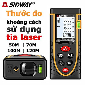 Hình ảnh Thước đo khoảng cách 50m bằng laser SNDWAY SW-M50