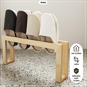 Kệ Gỗ Để Giày Dép Decor KGDD01/ Kệ Để Dép Trong Nhà