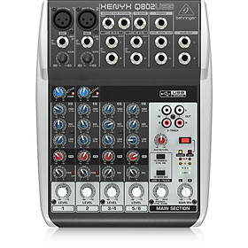 Mixer thu âm 8 cổng vào Behringer XENYX Q802USB - Hàng nhập khẩu