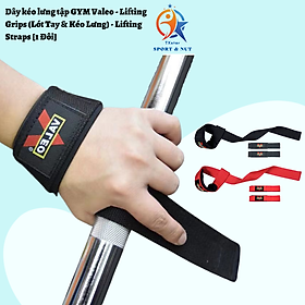 Dây kéo lưng hỗ trợ tập deadlift cho người tập gym, dây kéo tạ, dây hỗ trợ lên xà - Lifting Straps
