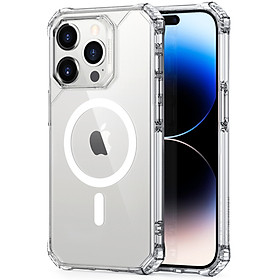 Ốp Lưng ESR Air Armor Clear Halo Lock dành cho iPhone 14 /14 Plus/ 14 Pro / 14 Pro Max - Hàng Chính Hãng