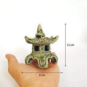 Mua Mô Hình Tượng Mái Nhà Nhỏ Trang Trí Hồ Cá Tiểu Cảnh Bonsai Bán Cạn Tượng Phật Quan âm đẹp Tượng Giả đá Giả Sơn Trang đẹp