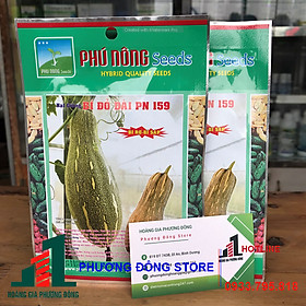 Combo 5-10 gói hạt giống Bí Đỏ Dài  trồng quanh năm, kháng bệnh tốt - gói 10g