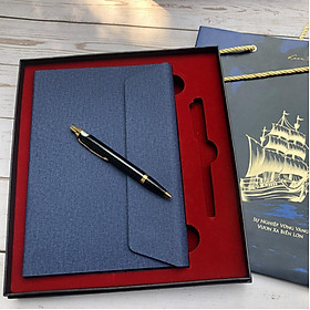 Bộ Giftset Sổ & Bút Bi Parker IM Chính Hãng Kèm Túi Giftset '' Vươn Xa Biển Lớn B&J '' Cao Cấp Dành Cho Đối Tác , Khách Hàng, Sếp