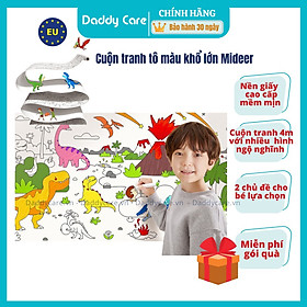 Cuộn tranh tô màu cho bé dán tường khổng lồ 4m 40cm Mideer Adhesive