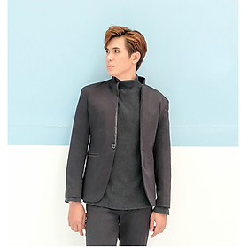 Áo vest nam, áo vest nam Hàn Quốc, áo blazer nam, áo blazer Hàn Quốc- áo vest Hàn Quốc màu đen cổ tàu