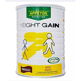 Thức uống dinh dưỡng giúp tăng cân người lớn - APPETON WEIGHT GAIN ADULT (Thức uống dành cho người gầy) - Hộp 900g
