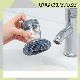 Mua Dụng cụ cọ rửa đa năng  cọ xoong nồi  cọ bếp  cọ rửa bát đĩa có bình chứa nước rửa tiện lợi 88244