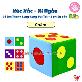 Đồ Chơi Vải Xúc Xắc Xí Ngầu Có Âm Thanh Leng Keng Vui Tai Cho Bé - Pipo Vietnam