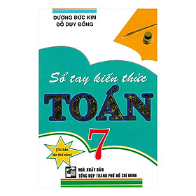 Mua Sổ Tay Kiến Thức Toán 7