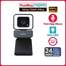 Mua Webcam FullHD 1080p Micro Khử Ồn Kép  Tích Hợp Đèn Led RAPOO C270L - Hàng Chính Hãng