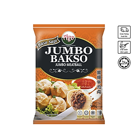 Cá viên nhân thịt bò FIGO Malaysia 500g - Jumbo Bakso