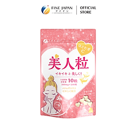 Viên uống mỹ nhân Vitamin C & tinh chất hạt Ý Dĩ dưỡng trắng da FINE JAPAN gói 200 viên