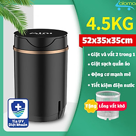 Máy Giặt Mini Đảo Chiều XPB-10 Xoáy Cực Mạnh Giặt 4-5Kg Quần Áo Công Suất Lớn Giặt Đồ Trắng Đồ Em Bé