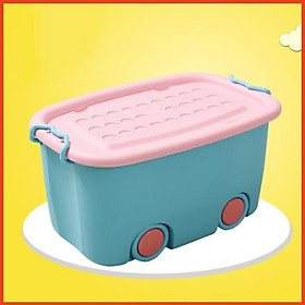 Mua Thùng đựng đồ chơi có bánh xe loại to cho bé yêu