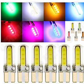 1 Bóng Đèn LED W5W T10 COB 12 SMD 12V Ánh Sáng Trắng Dành Cho Ô Tô