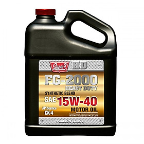 Nhớt Động Cơ Diesel : SUPER S FG-2000 Heavy Duty CK-4/SN 15W-40 (Đen)