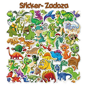 Mua Sticker khủng long trang trí mũ bảo hiểm  đàn  guitar  ukulele  điện thoại laptop