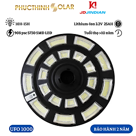 Mua Đèn Sân Vườn Năng Lượng Mặt Trời 1000W Jindian JD-UFO1000 Đèn LED Ngoài Trời  Đèn UFO 1000W | Phúc Thịnh Solar