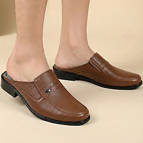 Giày Sục Nam HA NAM Da Bò Thật Cao Cấp GSB20175