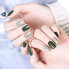 Miss Candy Healthy Nail Polish Unscentable Tearable Long Lasting Nail Polish Set Summer Avocado Nail Set Foot Nail Polish Grass Muffin SN148