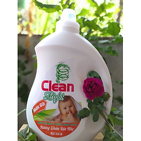 Nước giặt xả hữu cơ dịu nhẹ Clean Light 3,6 lít