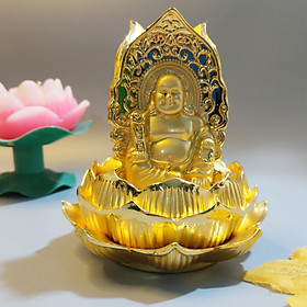 Tượng Phật 3 mặt Phật Tổ - Di Lạc - Quan Âm bẳng hợp kim - T0264